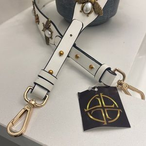 Never used leather embellished bag strap!